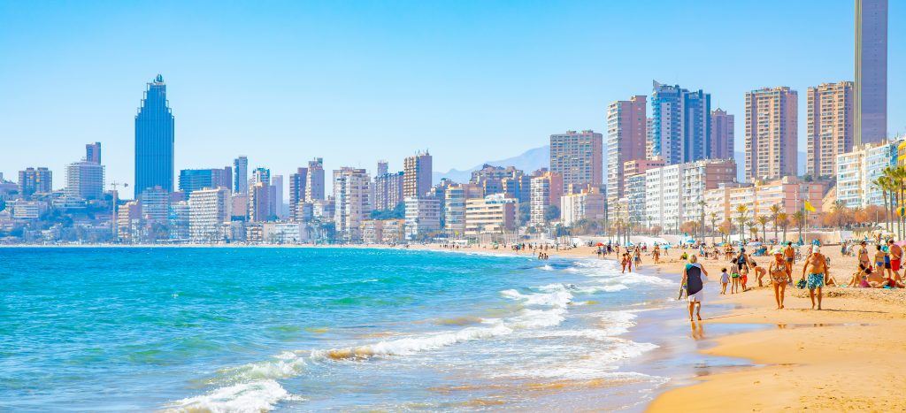 Playa Ponent en Benidorm